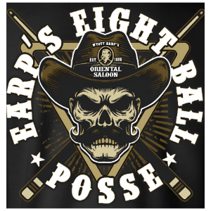 Oriental Saloon - Earp's 8-Ball Posse Logo